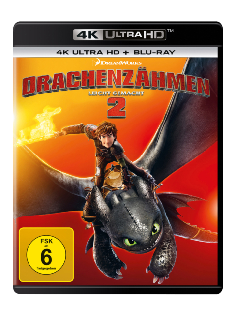 Drachenzähmen leicht gemacht 2 – 4K Blu-ray (UHD + Blu-ray Disc)
