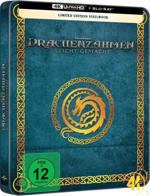 Drachenzähmen leicht gemacht (2025) – 4K Steelbook (UHD + Blu-ray Disc)
