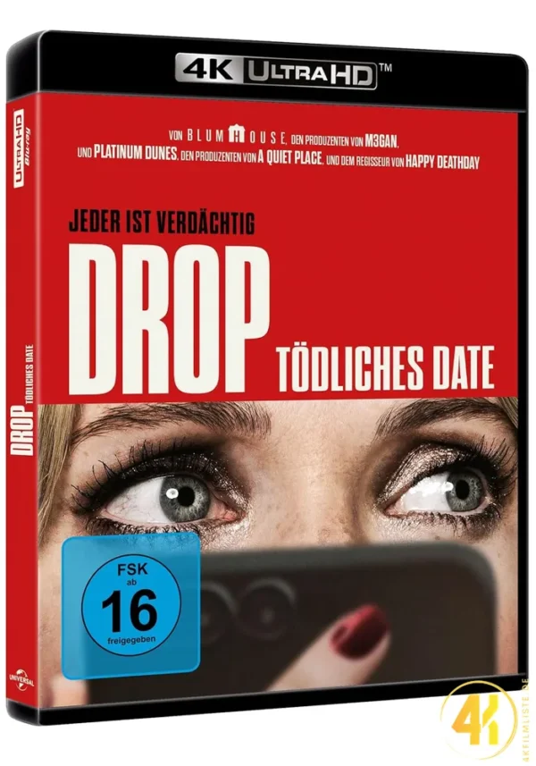 Drop: Tödliches Date – 4K Blu-ray (UHD + Blu-ray Disc)