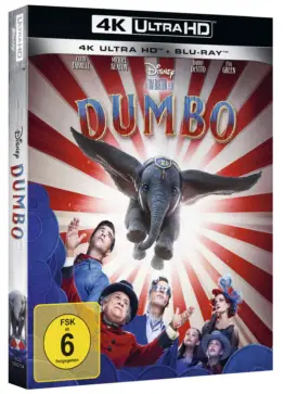 Dumbo 4K UHD Blu-ray Cover