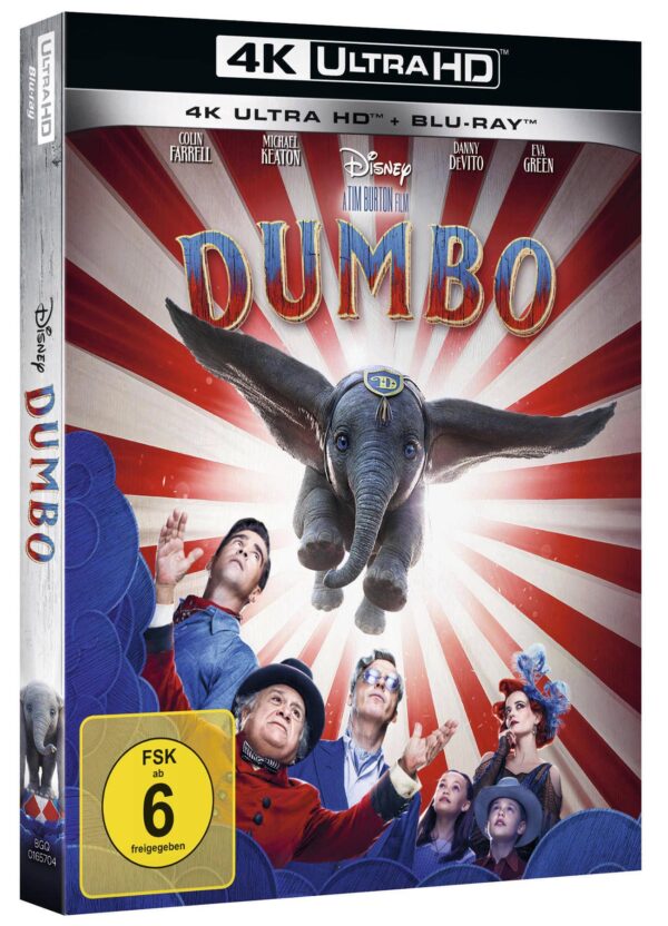 Dumbo (2019) – 4K Blu-ray (UHD + Blu-ray Disc)