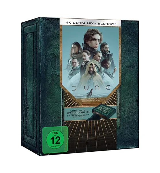 Dune (2021) (Limited Pain Box Edition) – 4K Blu-ray (UHD + Blu-ray Disc)