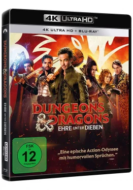 Dungeons and Dragons: Ehre unter Dieben 4K Film im UHD Blu-ray Keep Case
