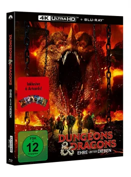 Dungeons and Dragons: Ehre unter Dieben 4K Film im UHD Blu-ray Steelbook mit Artcards