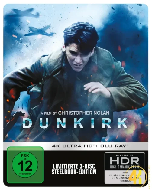 Dunkirk – 4K Steelbook (2026) (UHD + Blu-ray Disc)