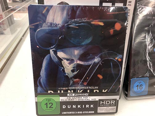Frontansicht Dunkirk 4K Steelbook