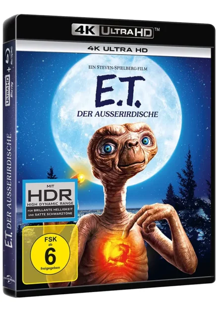 E.T. – Der Außerirdische (neues Bonusmaterial) – 4K Blu-ray (UHD + Blu-ray Disc)