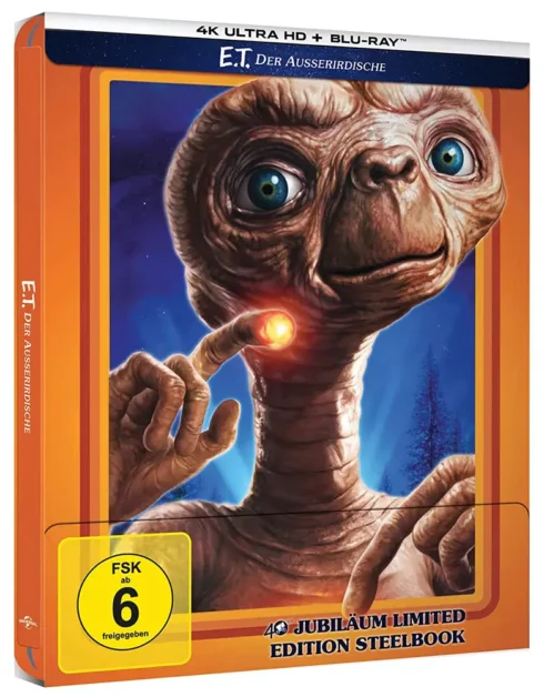 E.T. – Der Außerirdische (neues Bonusmaterial) – 4K Steelbook (UHD + Blu-ray Disc)