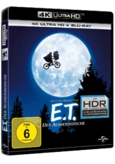 E.T. - Der Außerirdische 4K UHD Blu-ray Disc Cover mit Blu-ray und UHD-Blu-ray