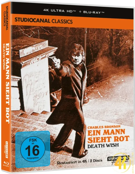 Ein Mann sieht rot (Death Wish) – 4K Blu-ray (UHD + Blu-ray Disc)