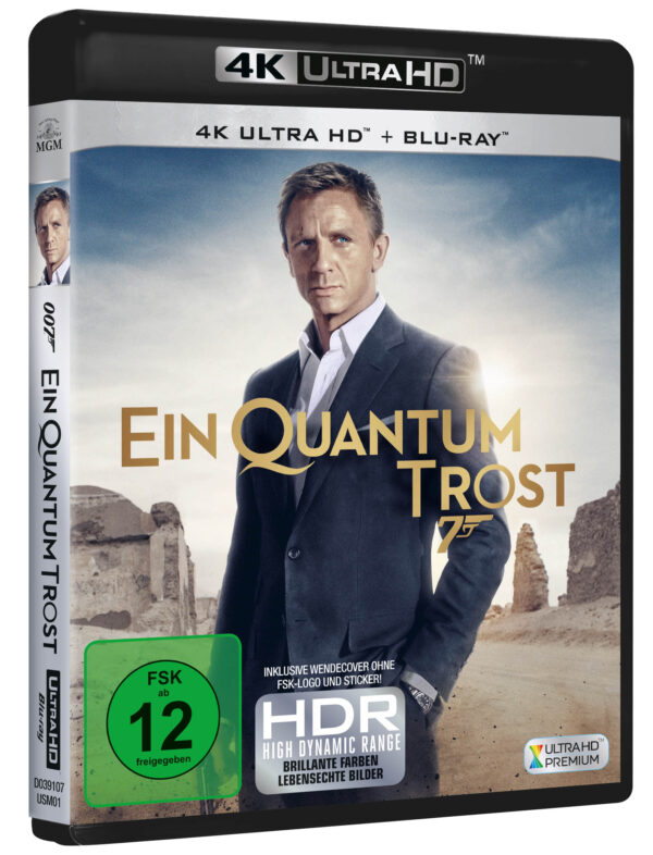 James Bond 007: Ein Quantum Trost – 4K Blu-ray (UHD + Blu-ray Disc)