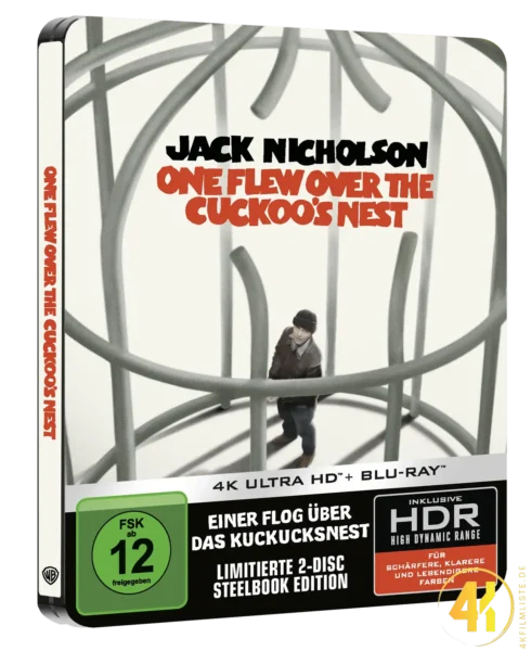 Einer flog über das Kuckucksnest – 4K Steelbook (UHD + Blu-ray Disc)
