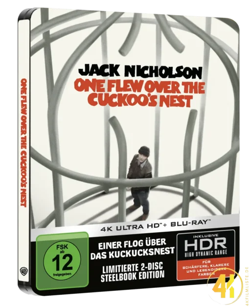 Einer flog über das Kuckucksnest 4K Steelbook