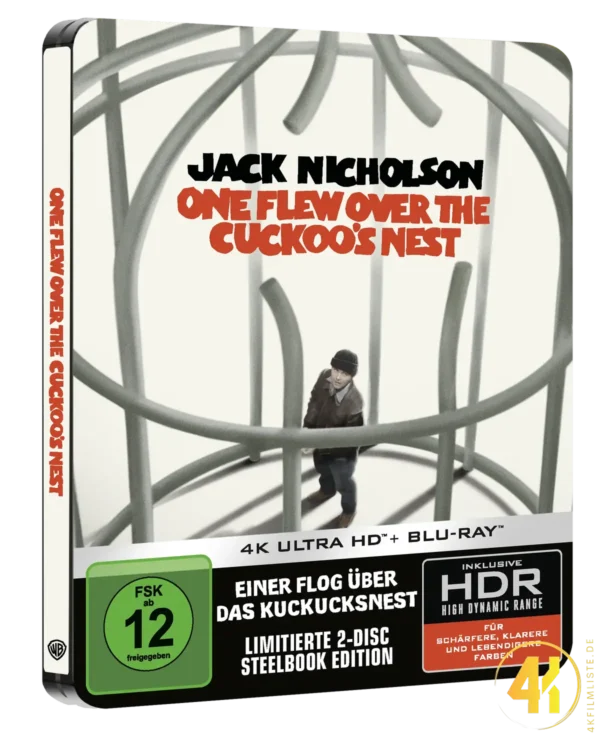 Einer flog über das Kuckucksnest – 4K Steelbook (UHD + Blu-ray Disc)