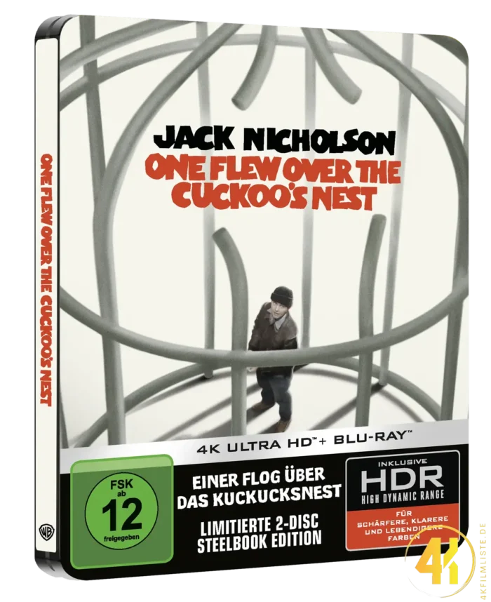Einer flog über das Kuckucksnest – 4K Steelbook (UHD + Blu-ray Disc)