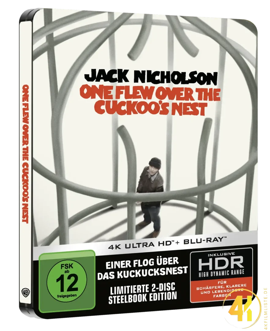 Einer flog über das Kuckucksnest 4K Steelbook