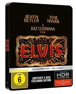 Elvis - 4K Steelbook exklusiv bei Amazon (Seitenansicht)