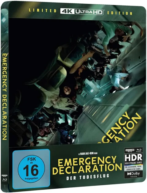 Emergency Declaration: Der Todesflug – 4K Steelbook (UHD + Blu-ray Disc)