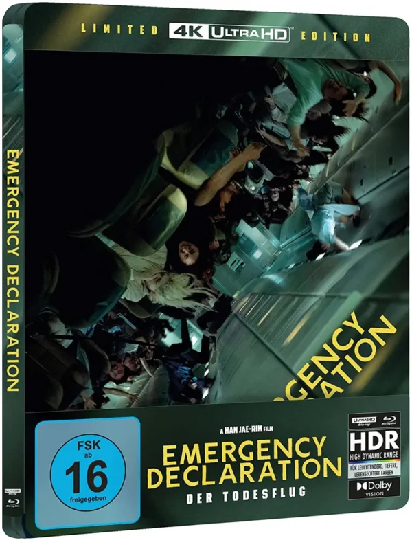 Emergency Declaration: Der Todesflug – 4K Steelbook (UHD + Blu-ray Disc)