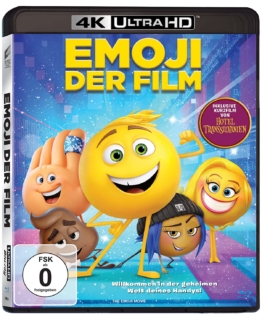 Emoji Der Film 4K UHD Blu-ray Cover mit Kurzfilm mit Hotel Transsilvanien