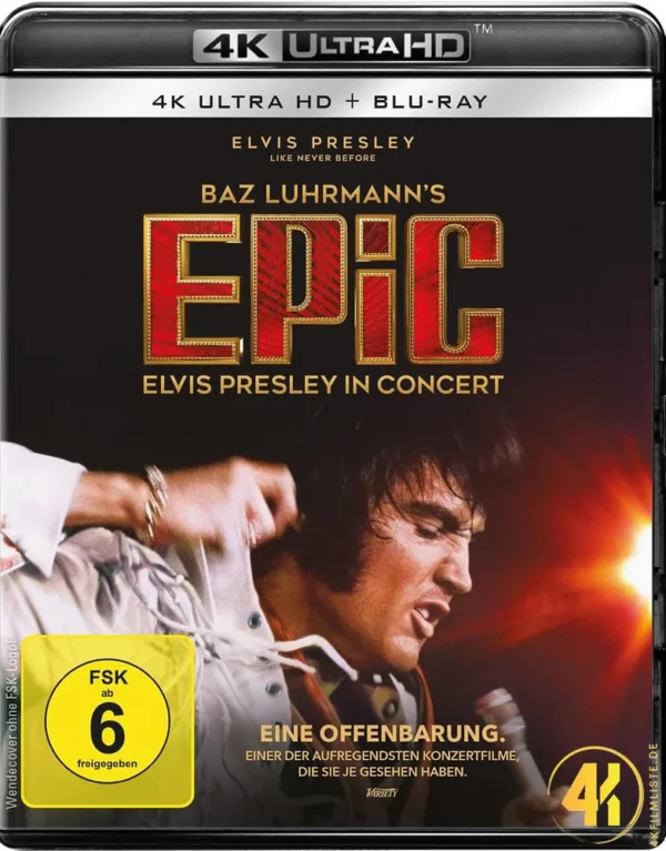 EPiC: Elvis Presley in Concert – 4K Blu-ray (UHD + Blu-ray Disc)