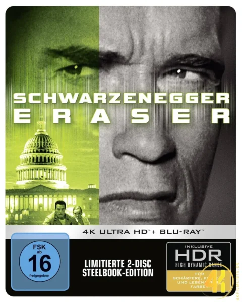 Eraser – 4K Steelbook (UHD + Blu-ray Disc)