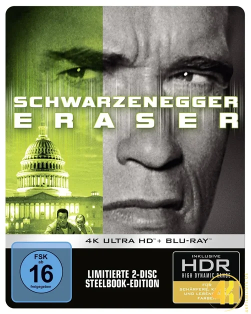 Eraser – 4K Steelbook (UHD + Blu-ray Disc)