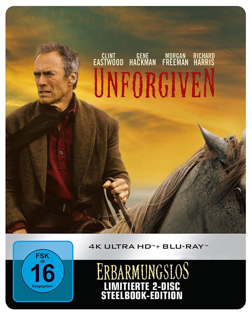 Erbarmungslos 4K Steelbook (Frontansicht)