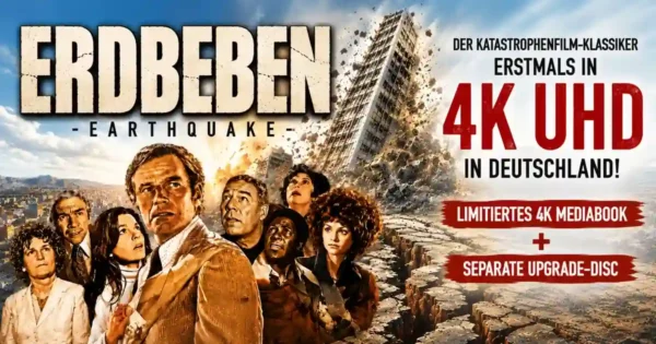 Erdbeben (1974): Capelight veröffentlicht Katastrophenfilm erstmals auf 4 UHD Blu-ray