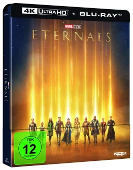 Eternals - 4K Steelbook von Disney (UHD + Blu-ray Disc) (Frontansicht)