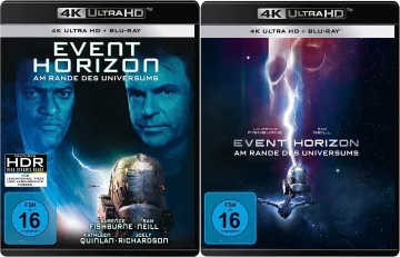 Event Horizon 4K Blu-ray Cover Vergleich mit Neuauflage aus 2023