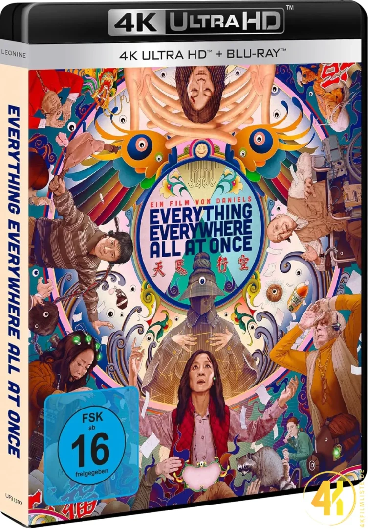 Everything Everywhere All At Once 4K Blu-ray UHD Keep Case Ultra HD Blu-ray Disc