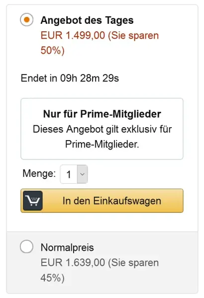 Exklusiv für Prime Kunden - Prime Deals
