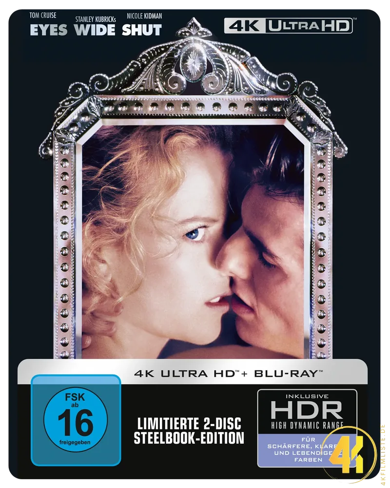 Eyes Wide Shut 4K Steelbook Frontcover Ultra HD Blu-ray Disc