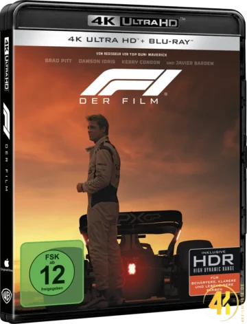 F1 (2025) – 4K Blu-ray (UHD + Blu-ray Disc)