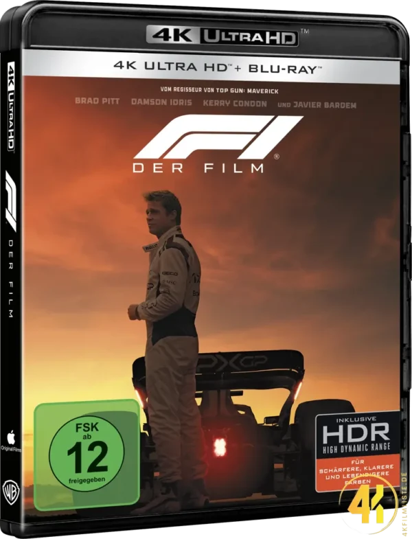 F1 (2025) – 4K Blu-ray (UHD + Blu-ray Disc)