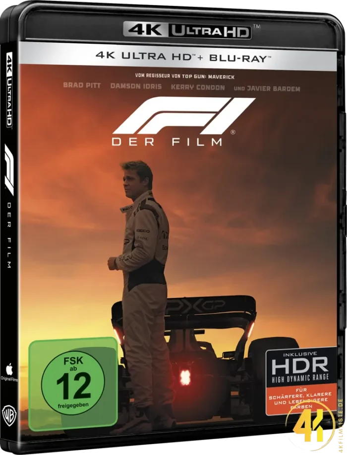 F1 (2025) – 4K Blu-ray (UHD + Blu-ray Disc)