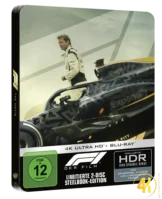F1 Der Film 4K Steelbook Cover B Ultra HD Blu-ray Disc