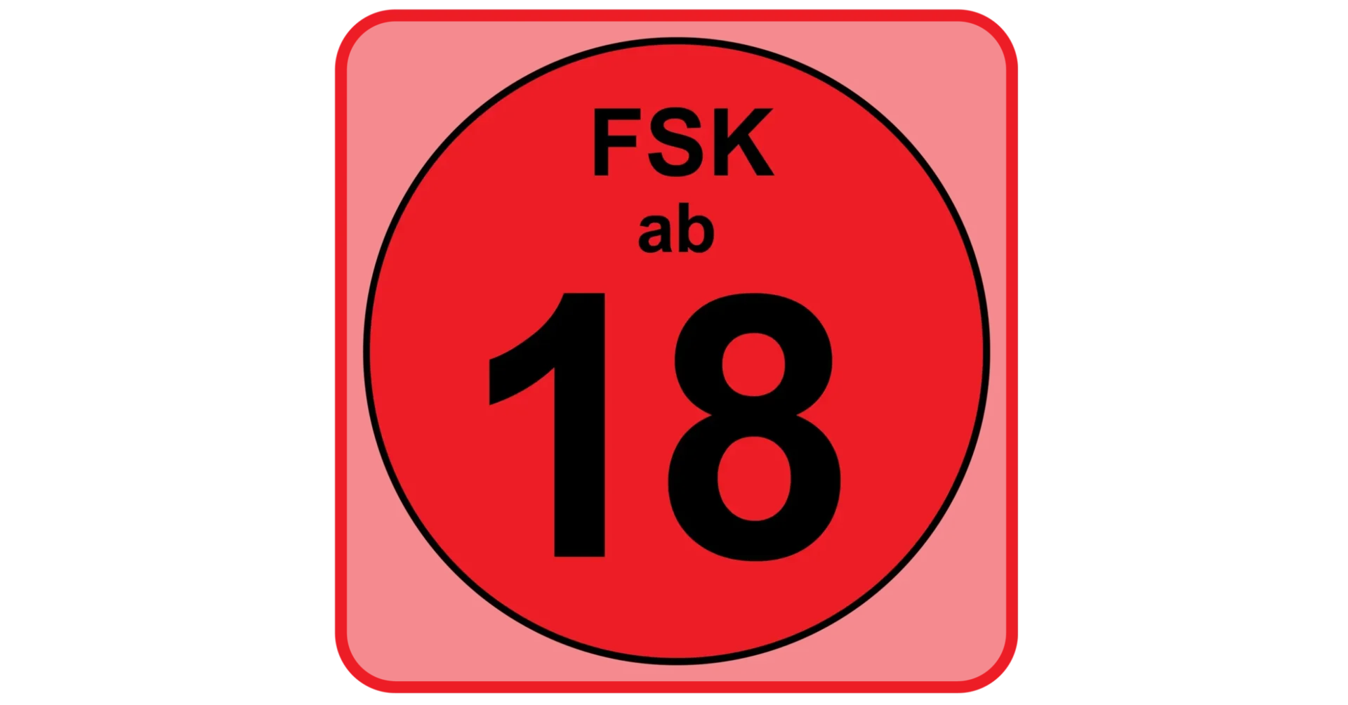 FSK 18 Logo der Freiwilligen Selbstkontrolle der Filmwirtschaft