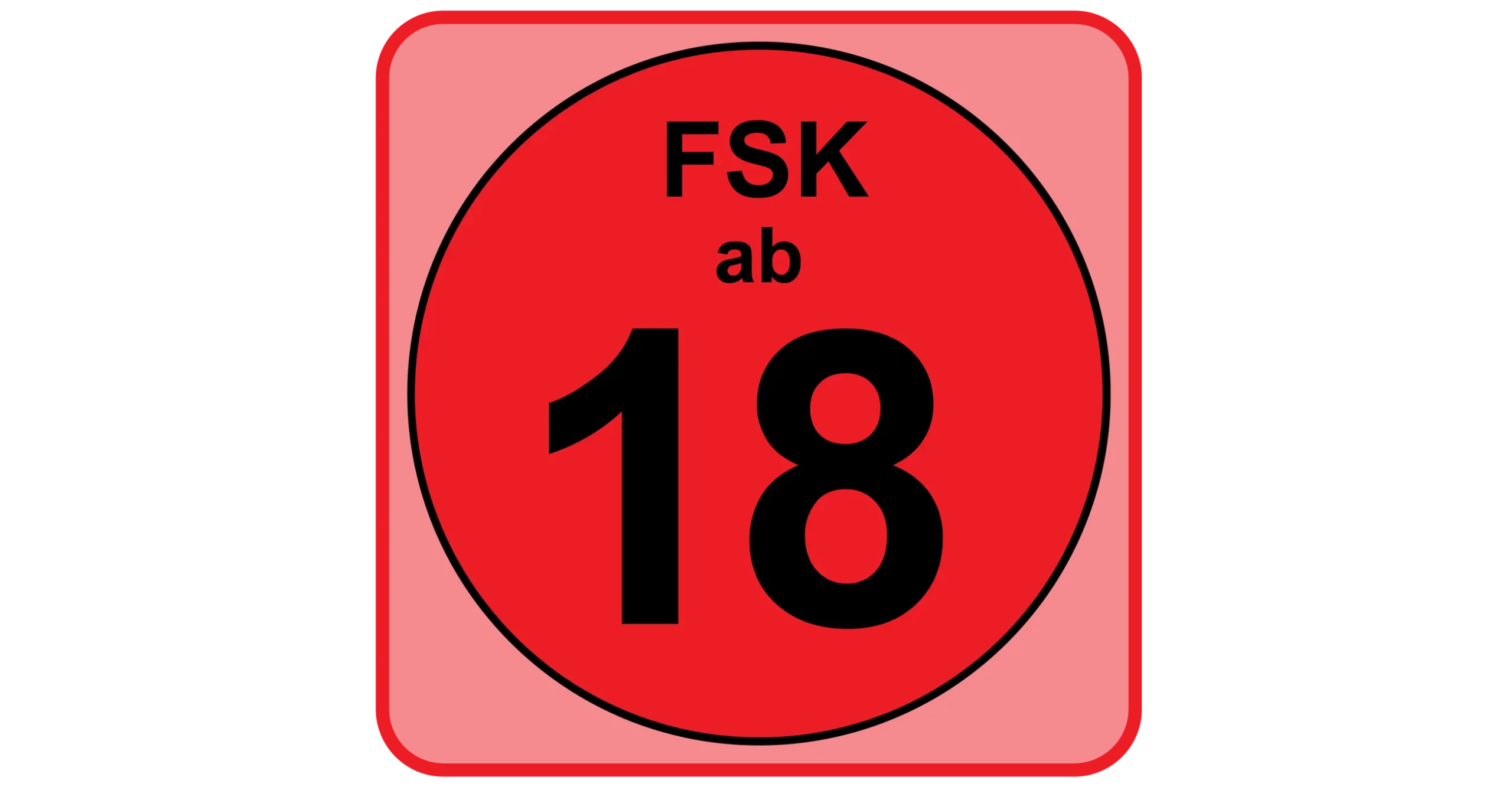 FSK 18 Logo der Freiwilligen Selbstkontrolle der Filmwirtschaft