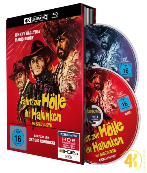 Fahrt zur Hölle ihr Halunken 4K Mediabook Ultra HD Blu-ray Disc