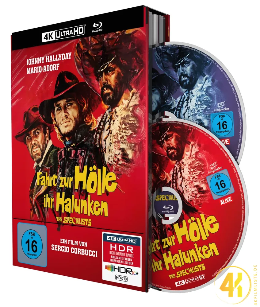 Fahrt zur Hölle ihr Halunken 4K Mediabook Ultra HD Blu-ray Disc