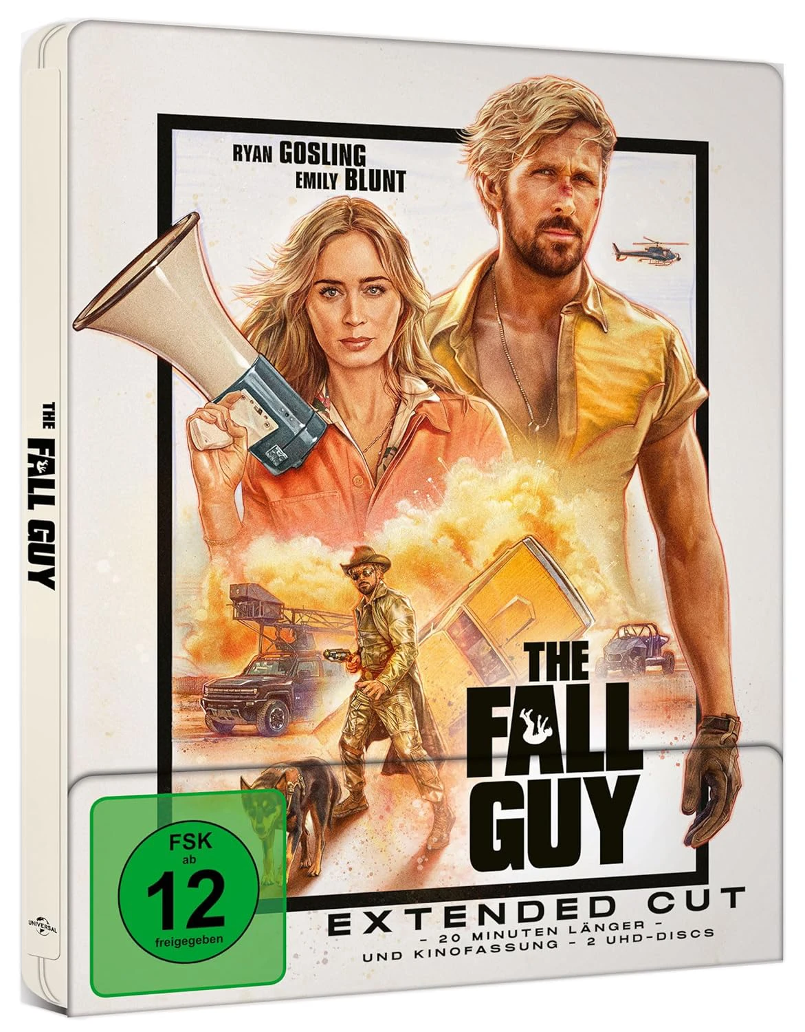 The Fall Guy (Extended Cut + Kinofassung) – 4K Steelbook (UHD + Blu-ray Disc)