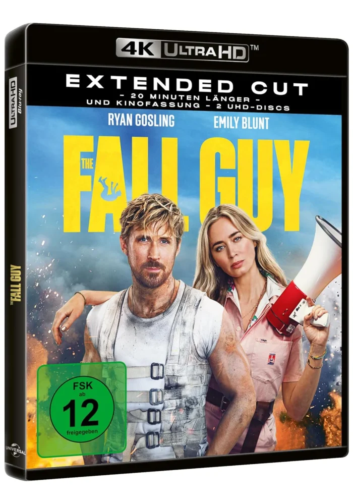 The Fall Guy (Extended Cut + Kinofassung) – 4K Blu-ray (UHD + Blu-ray Disc)