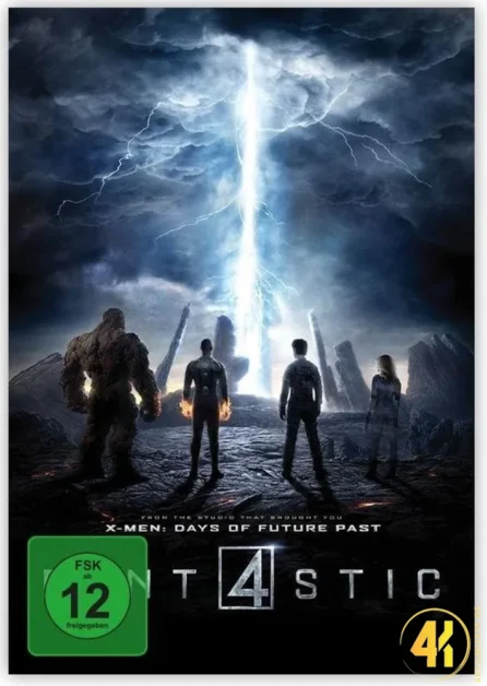 Fantastic Four 2015 4K Mediabook Cover C Front Ultra HD Blu-ray Disc