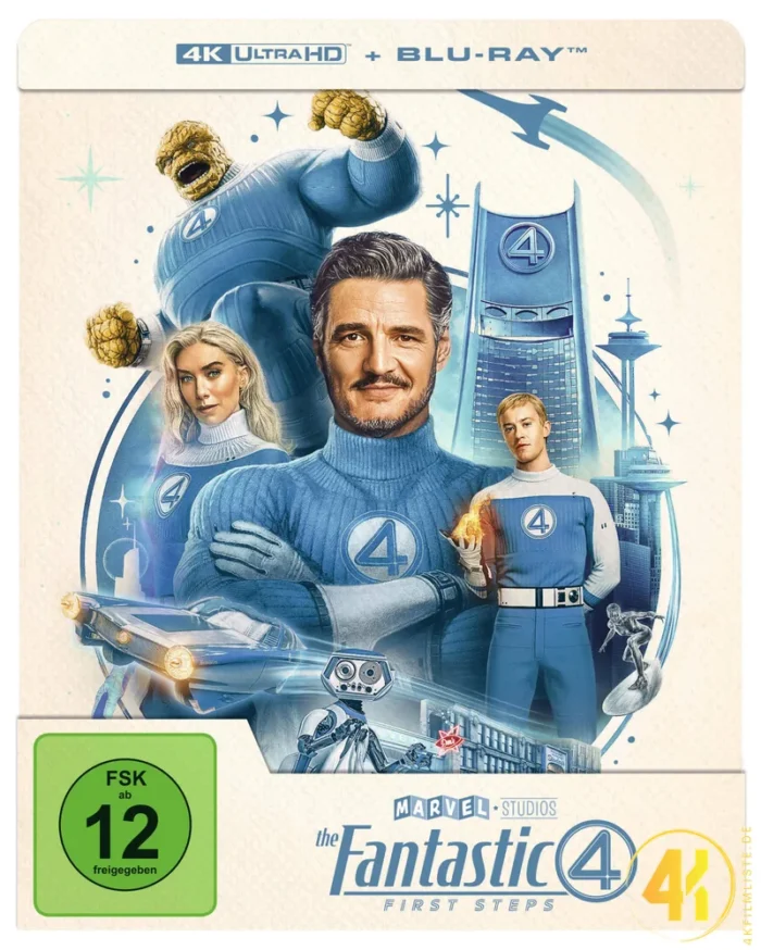The Fantastic Four (2025) – 4K Steelbook (UHD + Blu-ray Disc)