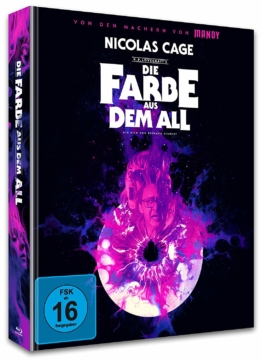 Die Farbe aus dem All von H. P. Lovecraft als 4K Mediabook Cover A mit Nicolas Cage