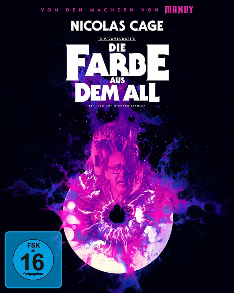 Die Farbe aus dem All von H. P. Lovecraft als 4K Mediabook Frontcover A mit Nicolas Cage