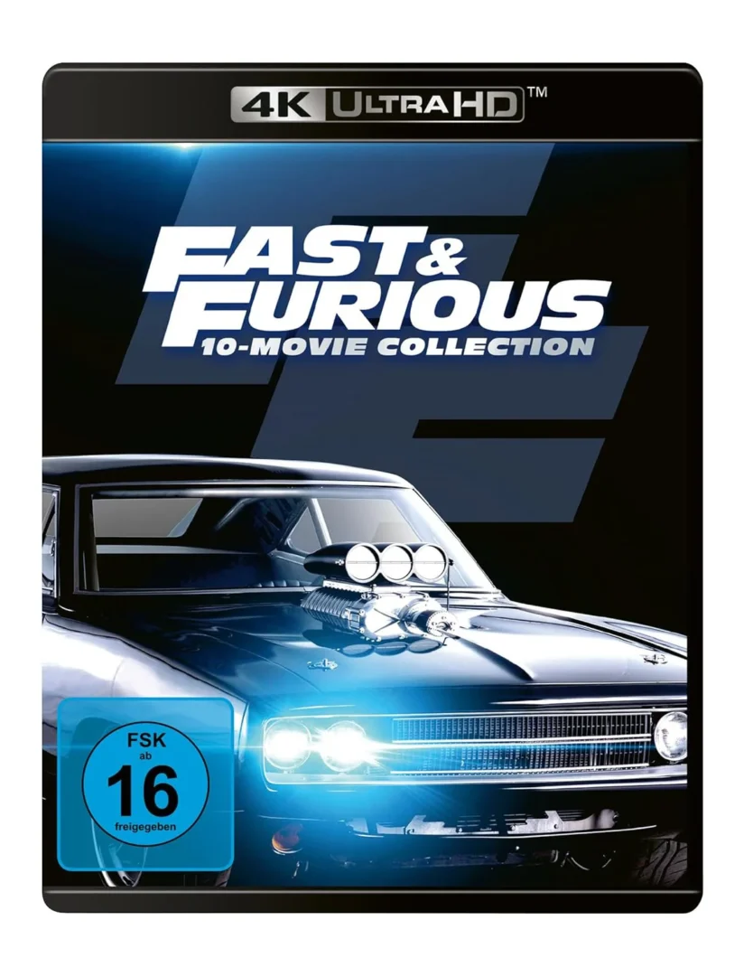 Fast & Furious 1 – 10 (Complete Edition) – 4K Blu-ray (UHD + Blu-ray Disc)