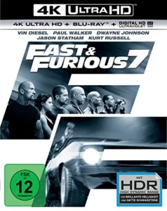 Fast Furious 7 Extended Version 4K Blu-ray UHD Blu-ray Disc